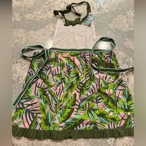 NWT Banana Leaf apron